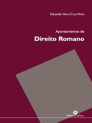 cover image of Apontamentos de Direito Romano